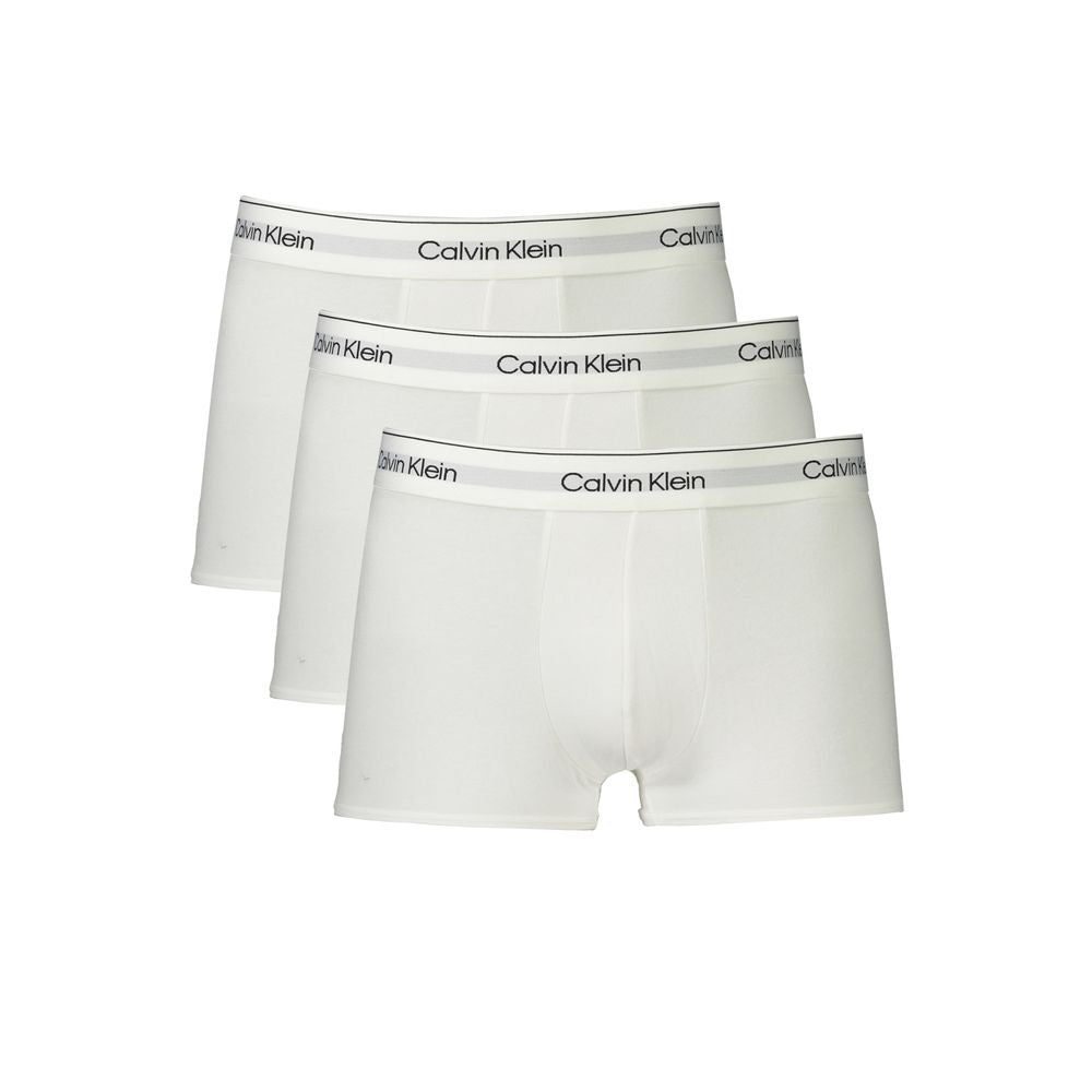 Caleçon Calvin Klein en coton blanc pour homme