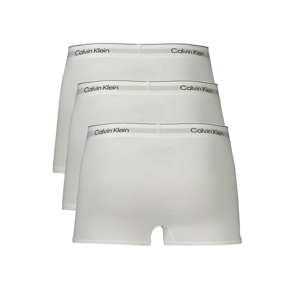 Caleçon Calvin Klein en coton blanc pour homme