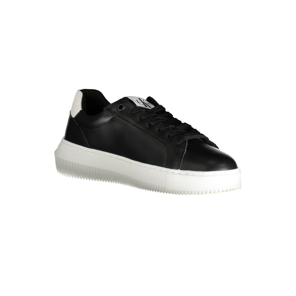 Baskets Calvin Klein noires en polyester pour femme