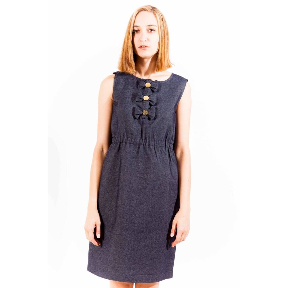 Robe en coton bleu Love Moschino pour femme