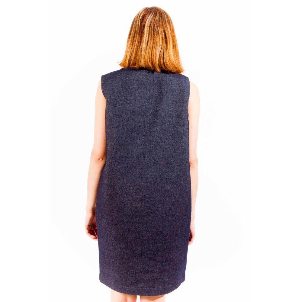 Robe en coton bleu Love Moschino pour femme