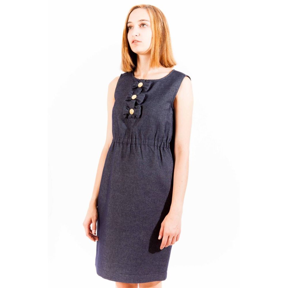Robe en coton bleu Love Moschino pour femme