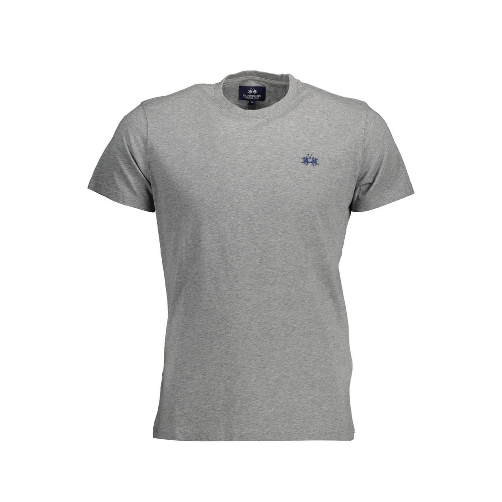 T-shirt homme en coton marron La Martina