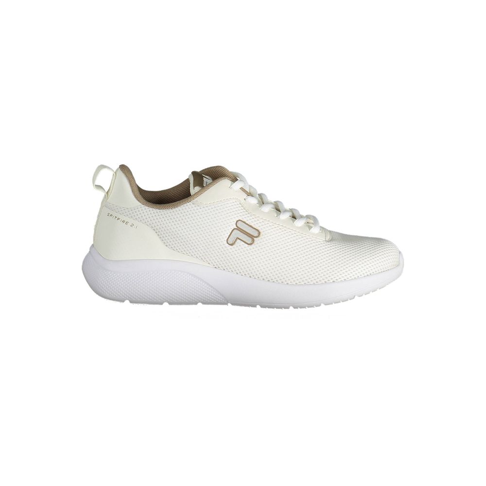 Baskets synthétiques beiges Fila pour femmes