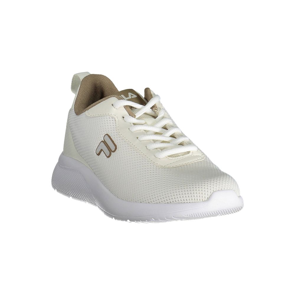 Baskets synthétiques beiges Fila pour femmes