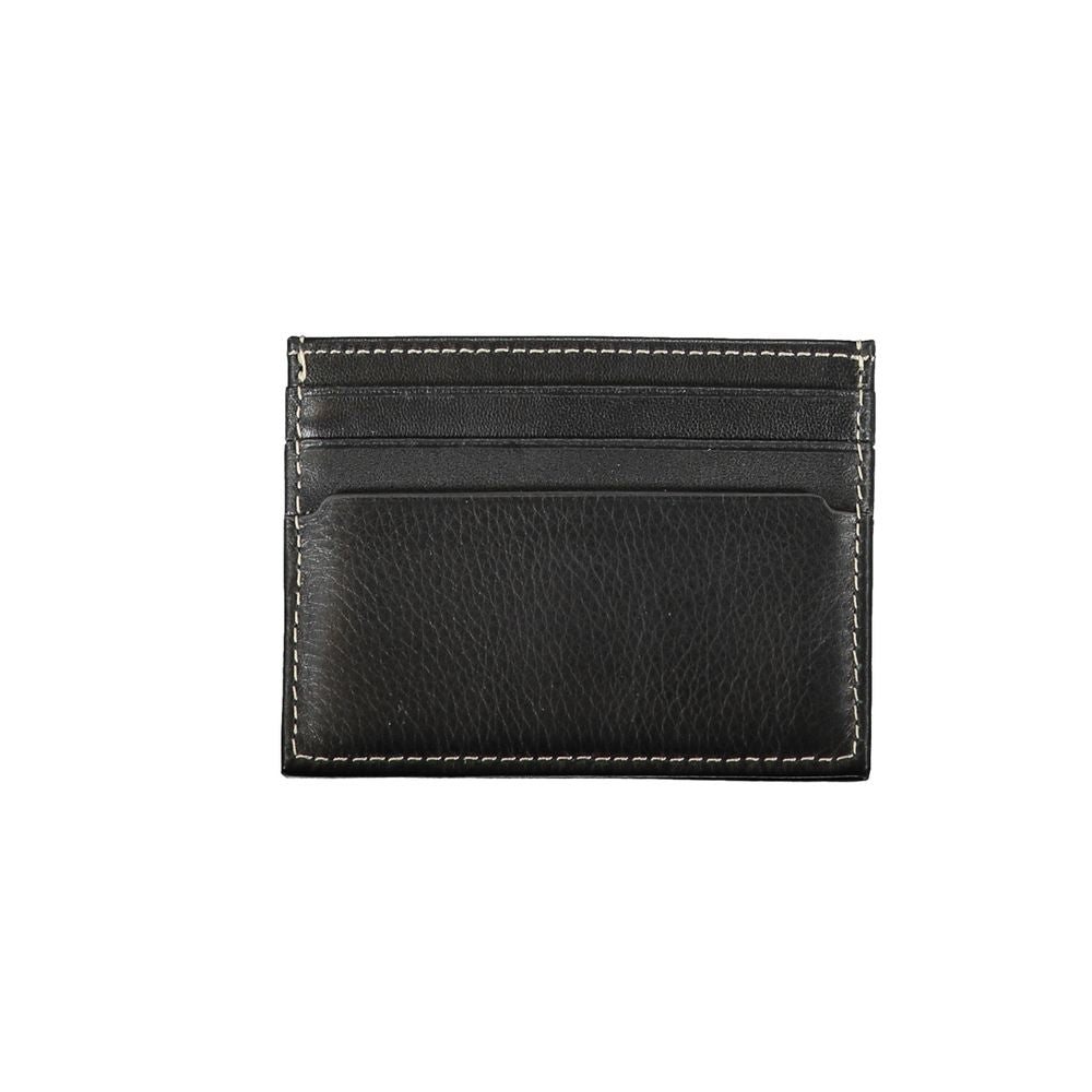 Portefeuille homme en cuir noir Tommy Hilfiger