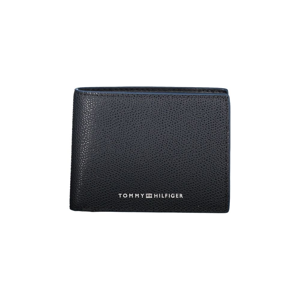 Portefeuille élégant en cuir à deux compartiments Tommy Hilfiger