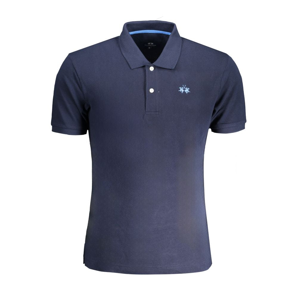 Polo La Martina en coton bleu