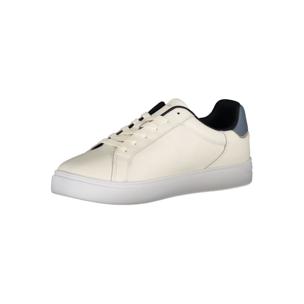Baskets Tommy Hilfiger en cuir beige pour femme