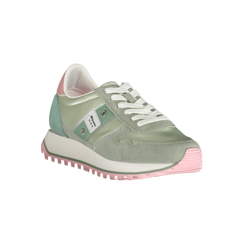 Baskets femme en polyester vert Blauer