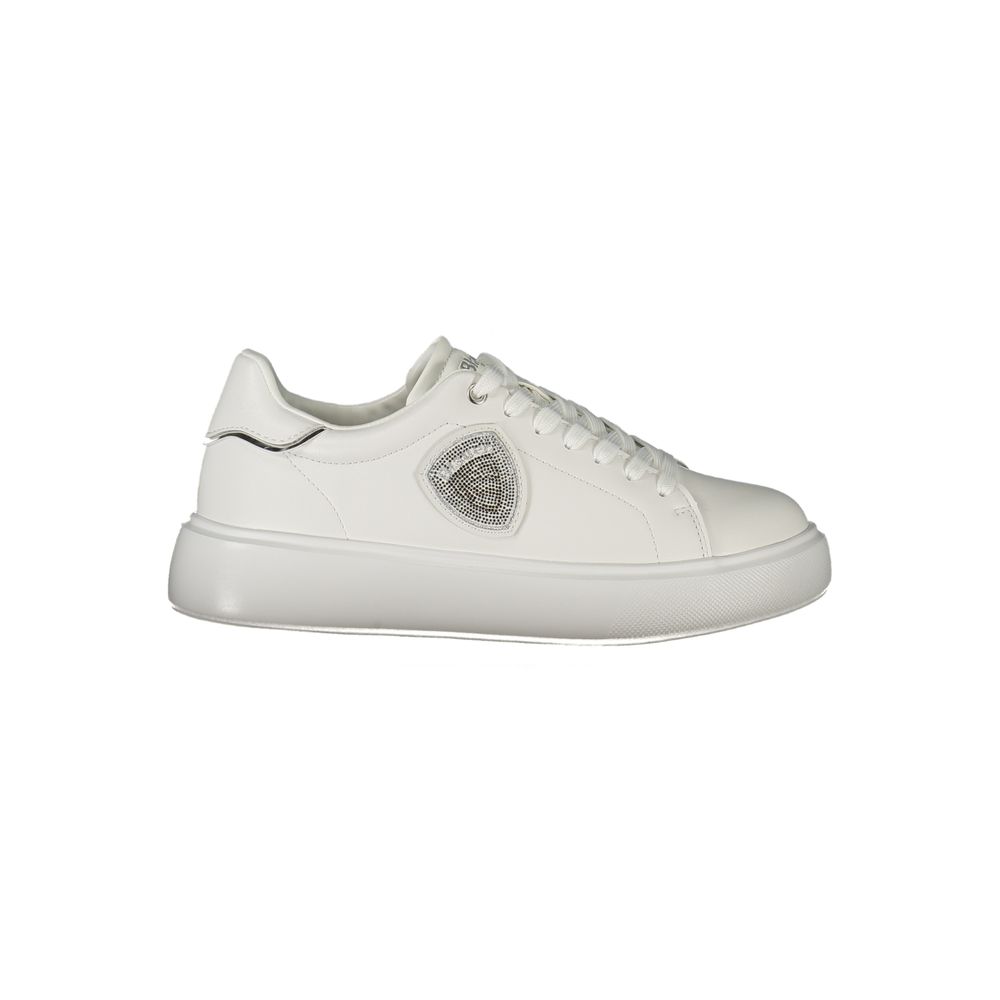 Baskets Blauer en cuir blanc pour femme