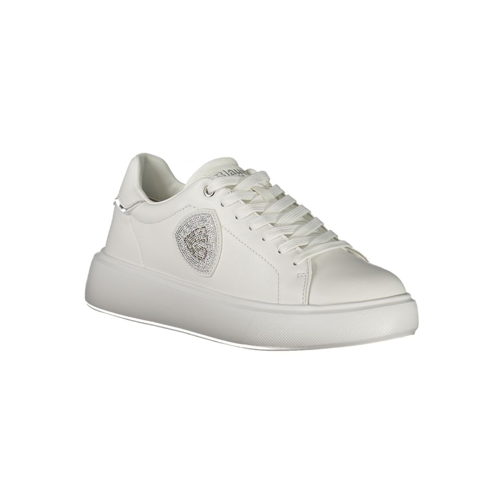 Baskets Blauer en cuir blanc pour femme
