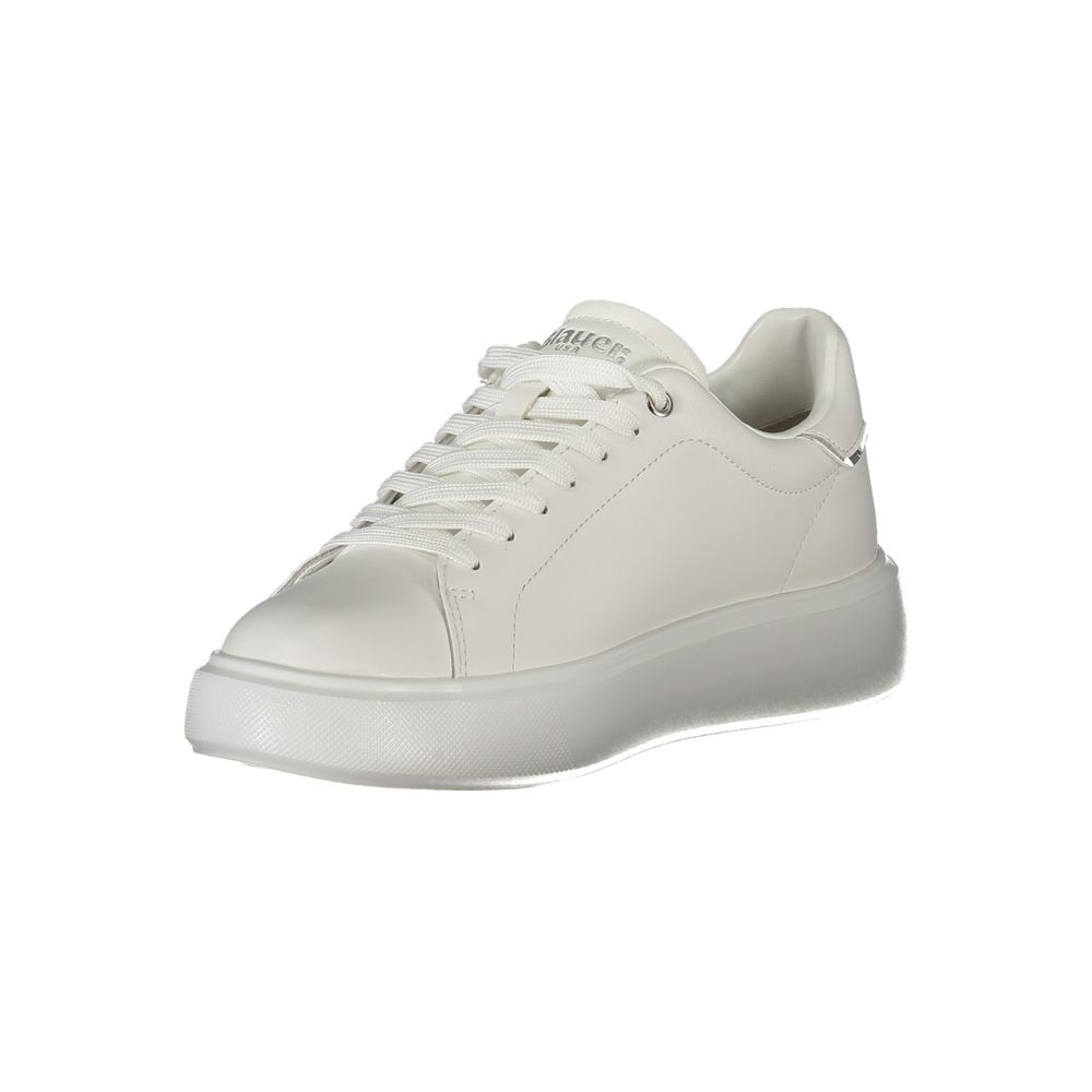 Baskets Blauer en cuir blanc pour femme