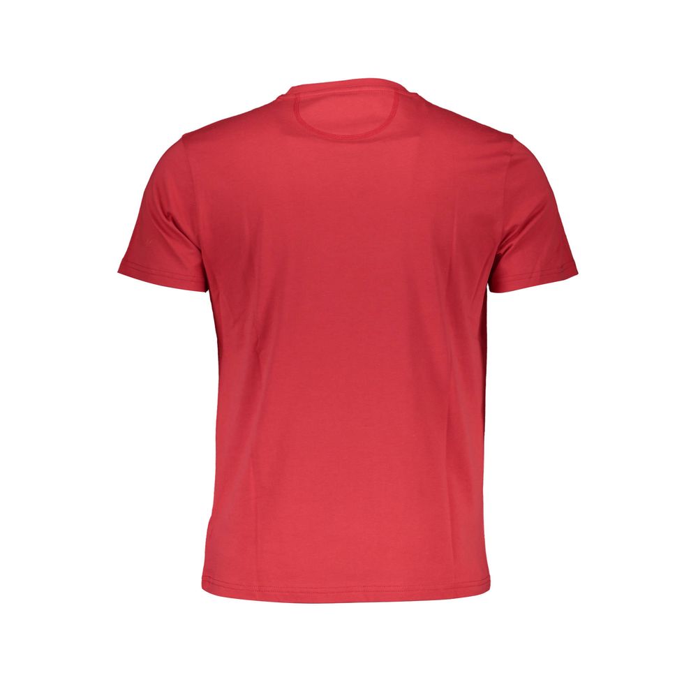 T-shirt homme en coton rouge La Martina