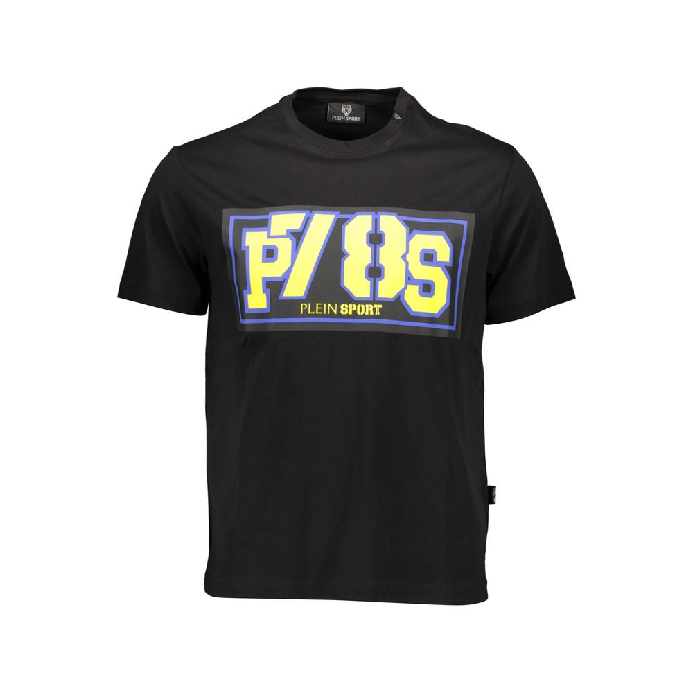 T-shirt Plein Sport en coton noir pour homme