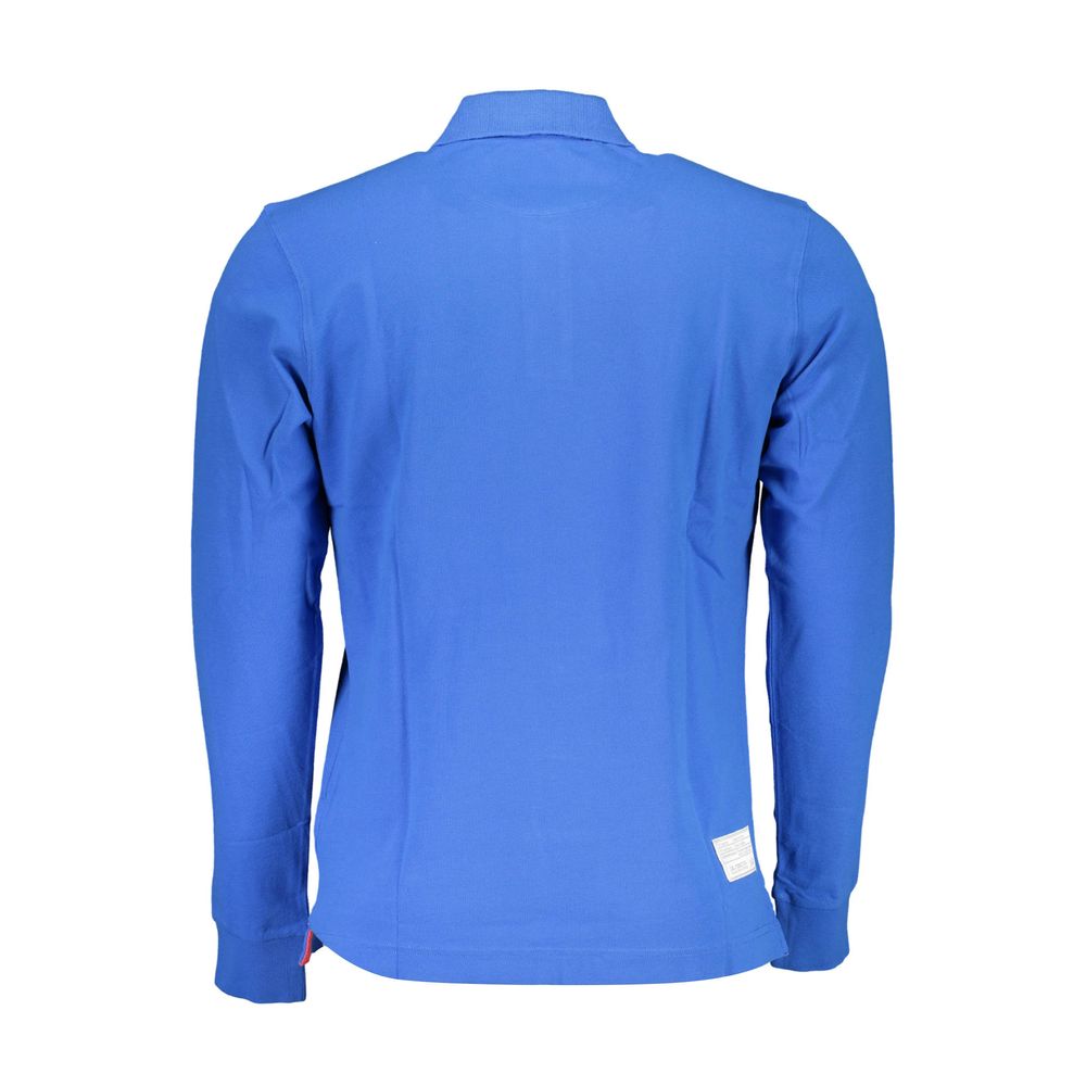 Polo élégant à manches longues La Martina en bleu chic