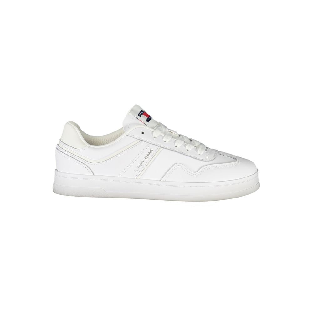 Baskets Tommy Hilfiger blanches en polyéthylène pour femme