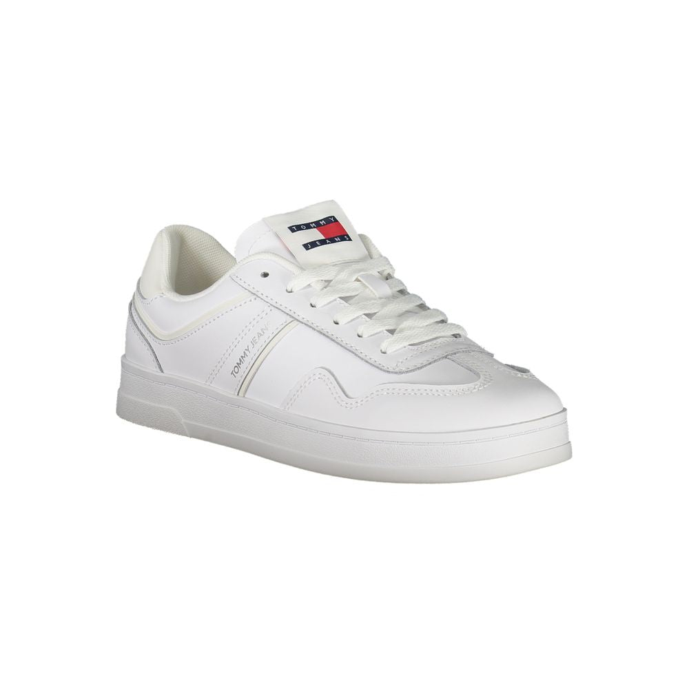Baskets Tommy Hilfiger blanches en polyéthylène pour femme