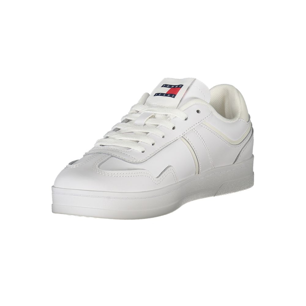 Baskets Tommy Hilfiger blanches en polyéthylène pour femme