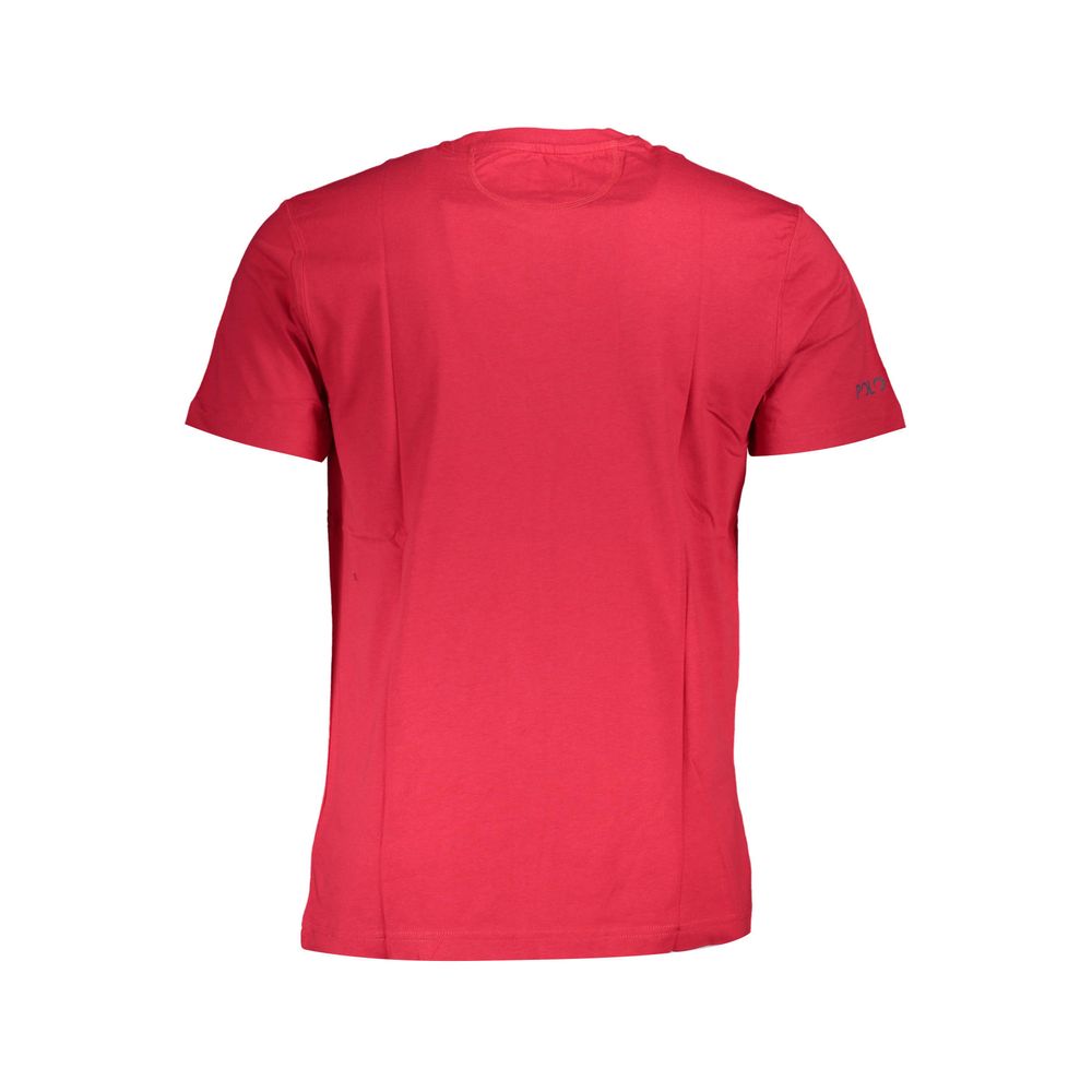 T-shirt homme en coton rouge La Martina