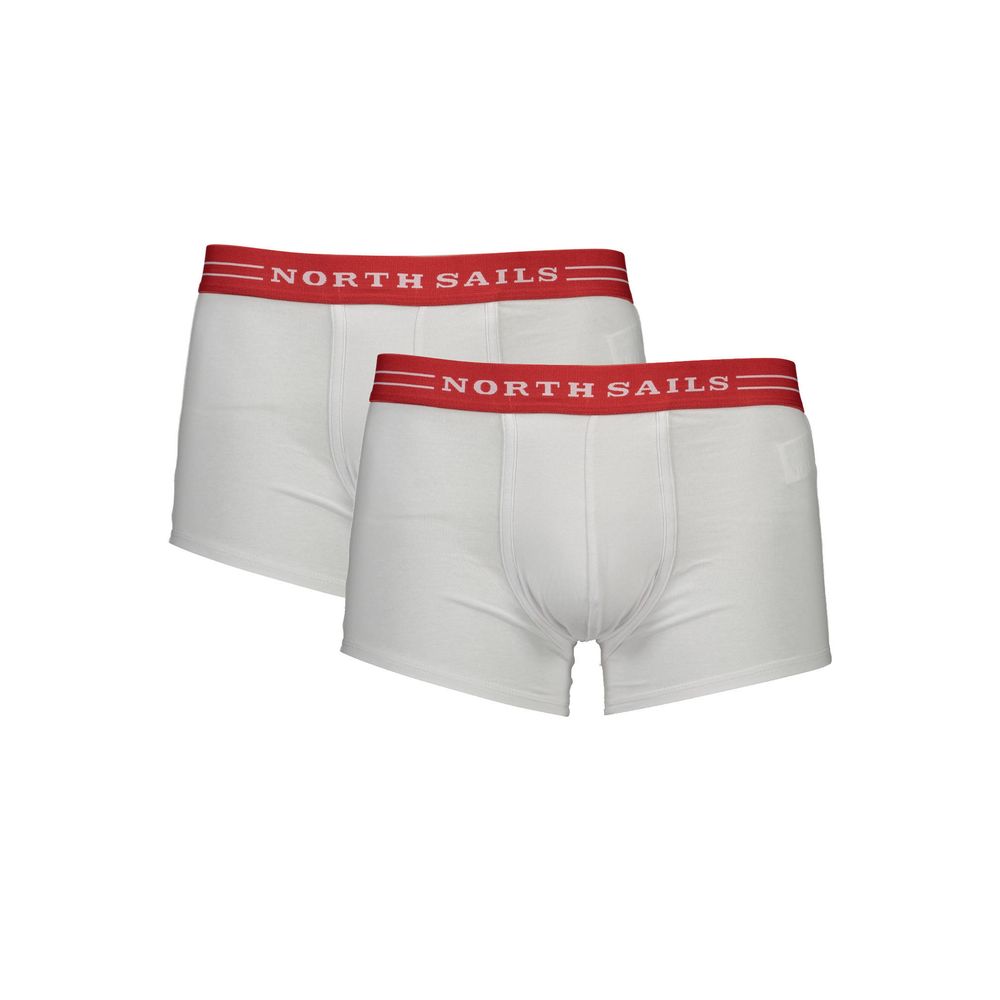 Boxer homme en coton blanc North Sails