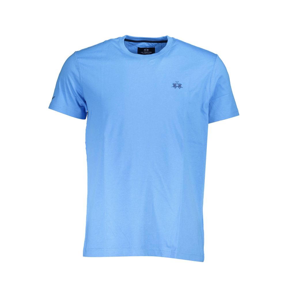 T-shirt homme en coton bleu La Martina