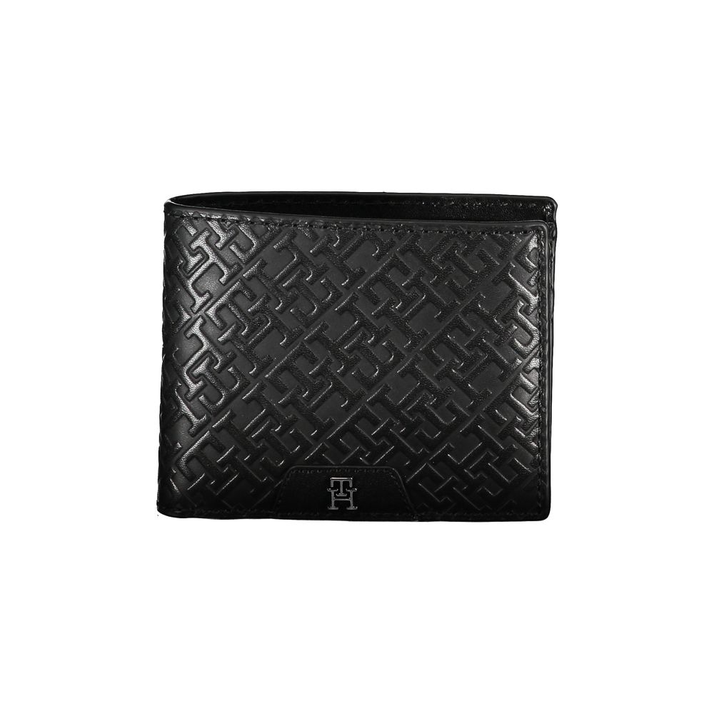 Portefeuille double carte en cuir élégant Tommy Hilfiger