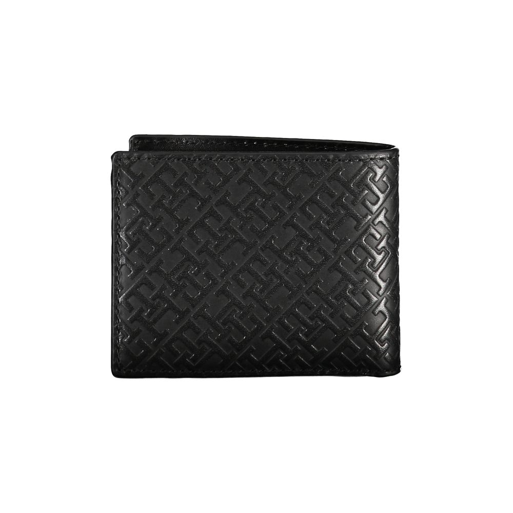 Portefeuille double carte en cuir élégant Tommy Hilfiger