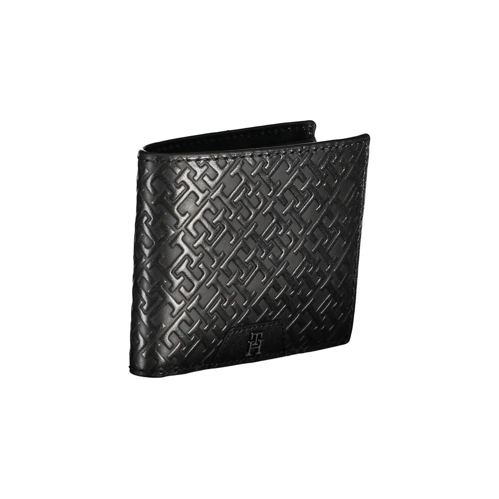 Portefeuille double carte en cuir élégant Tommy Hilfiger