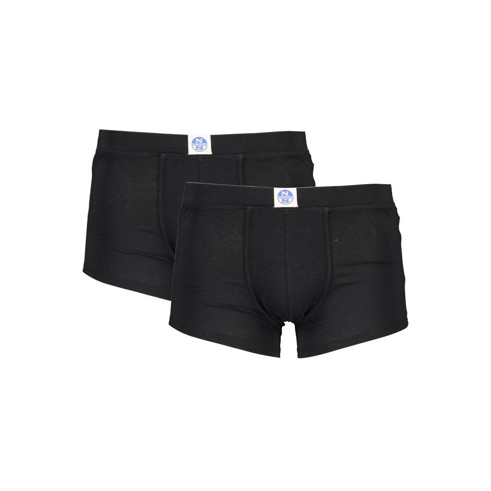Pack de boxers North Sails en coton noir pour homme