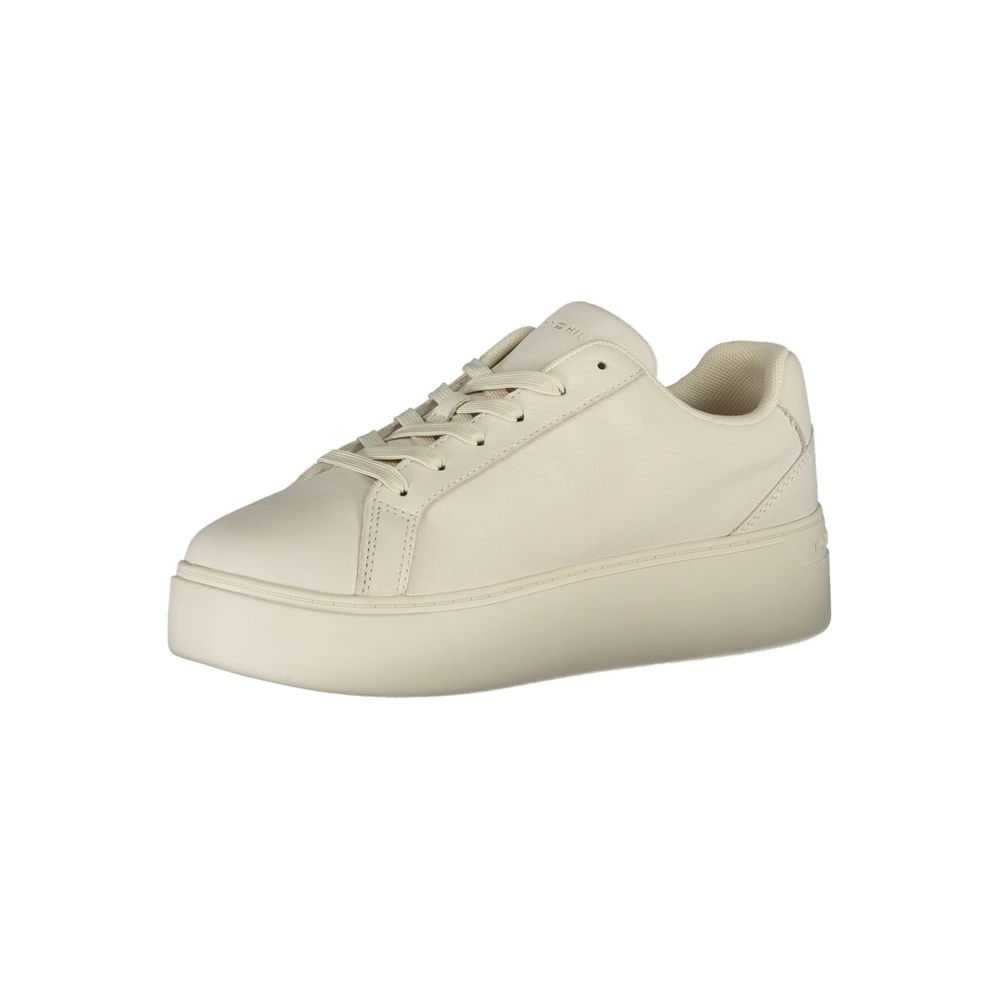 Baskets blanches en polyester Tommy Hilfiger