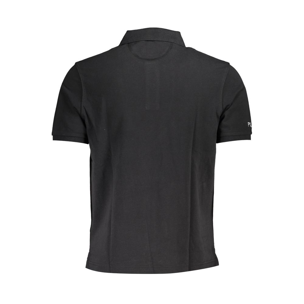 Polo homme en coton noir La Martina
