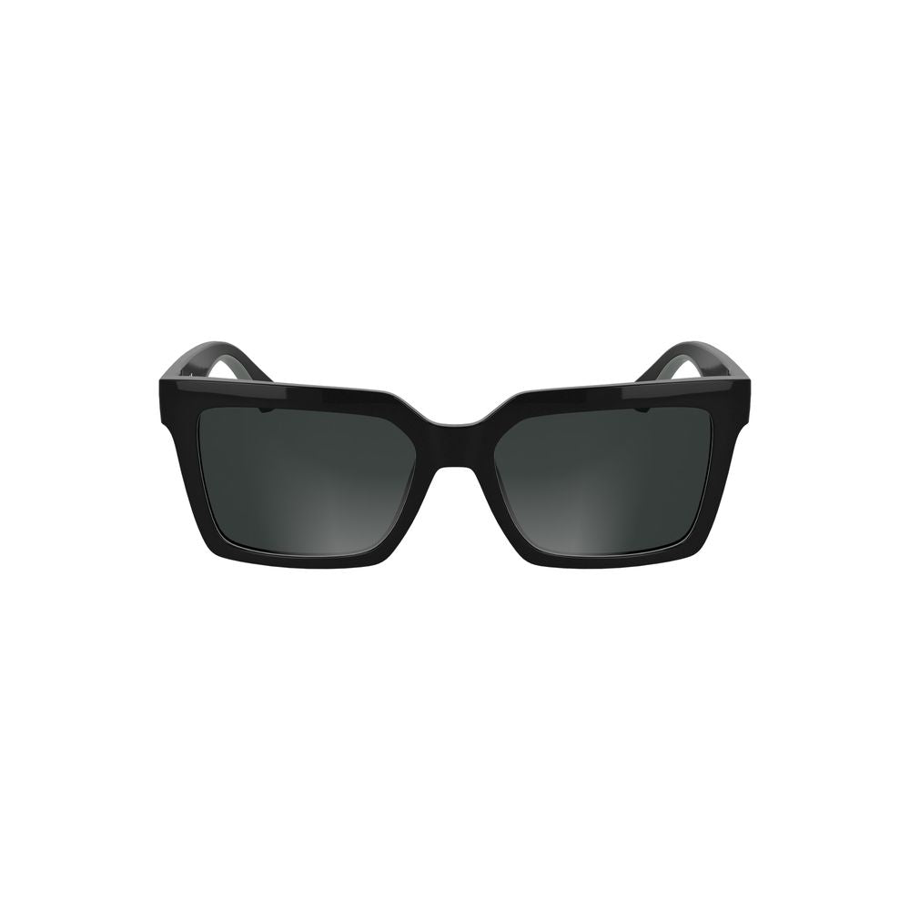 Lunettes de soleil Calvin Klein noires en tissu biosourcé