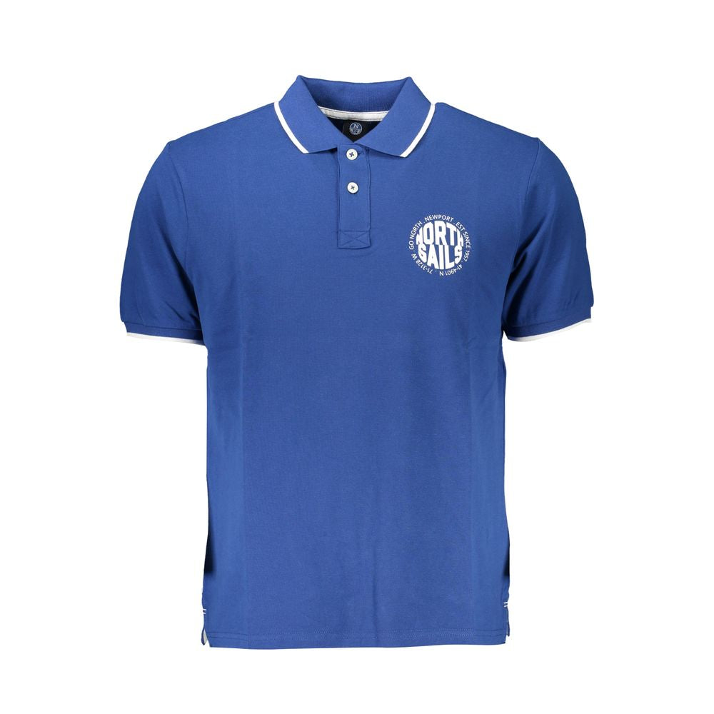 Polo en coton bleu North Sails