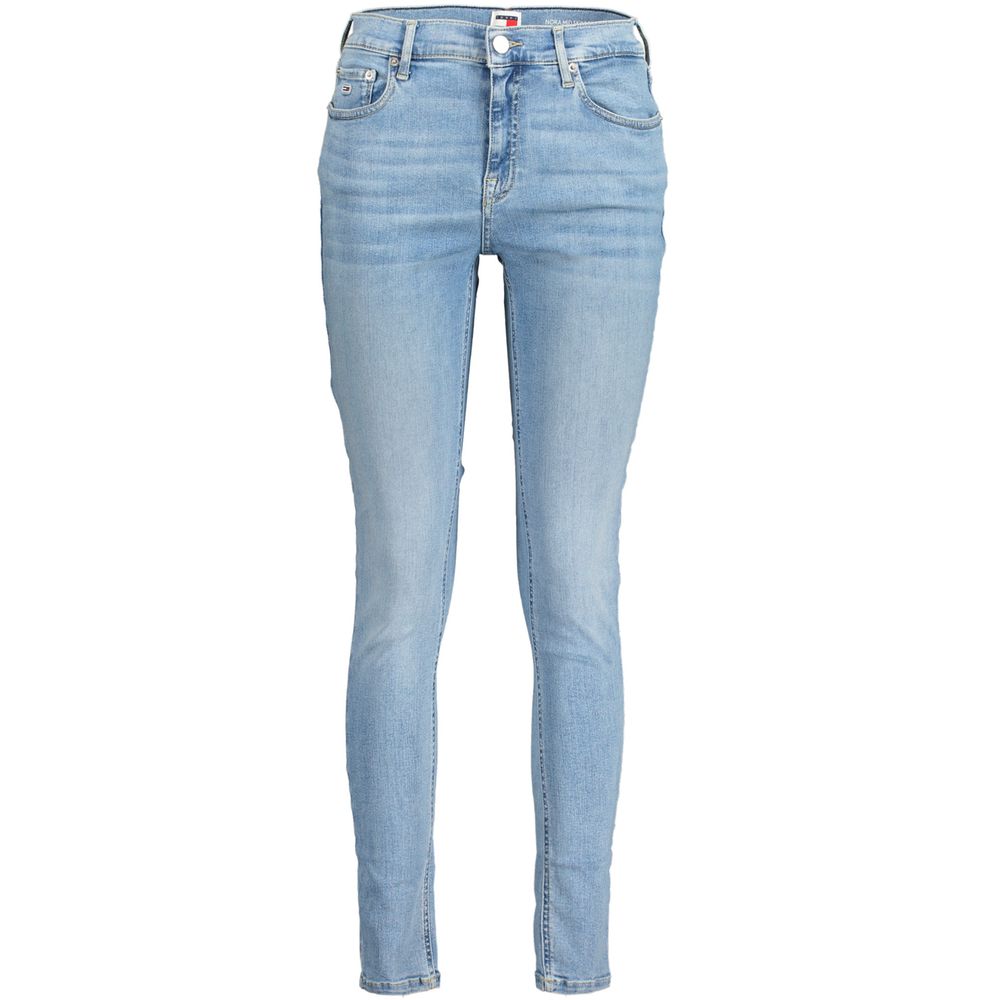 Jean Tommy Hilfiger bleu clair en coton pour femme