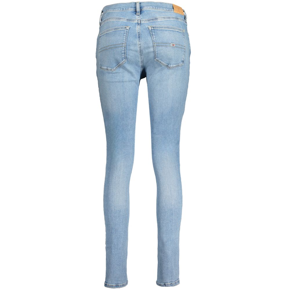 Jean Tommy Hilfiger bleu clair en coton pour femme