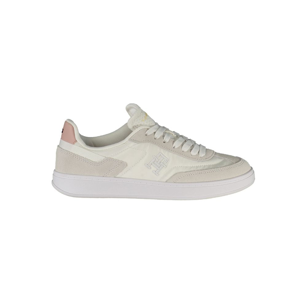 Baskets Tommy Hilfiger blanches en polyéthylène pour femme
