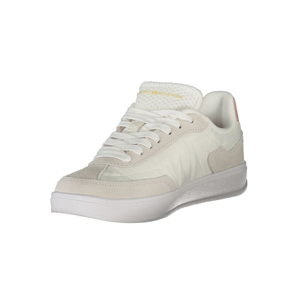 Baskets Tommy Hilfiger blanches en polyéthylène pour femme