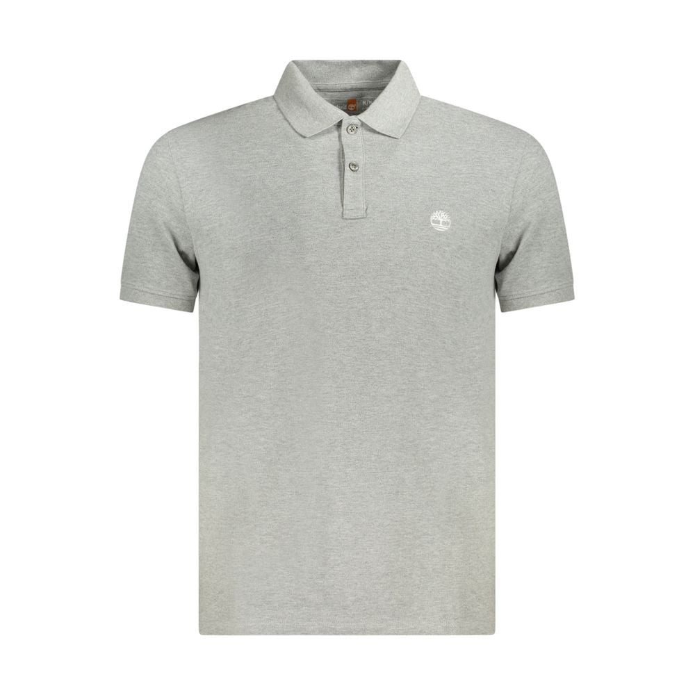 Polo en coton gris Timberland