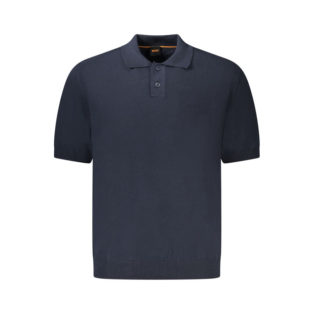 Pull en coton bleu Hugo Boss
