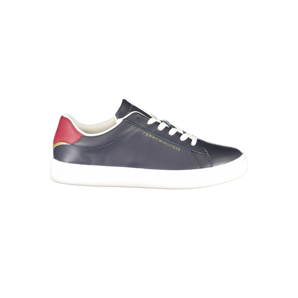 Baskets Tommy Hilfiger en cuir bleu pour femme