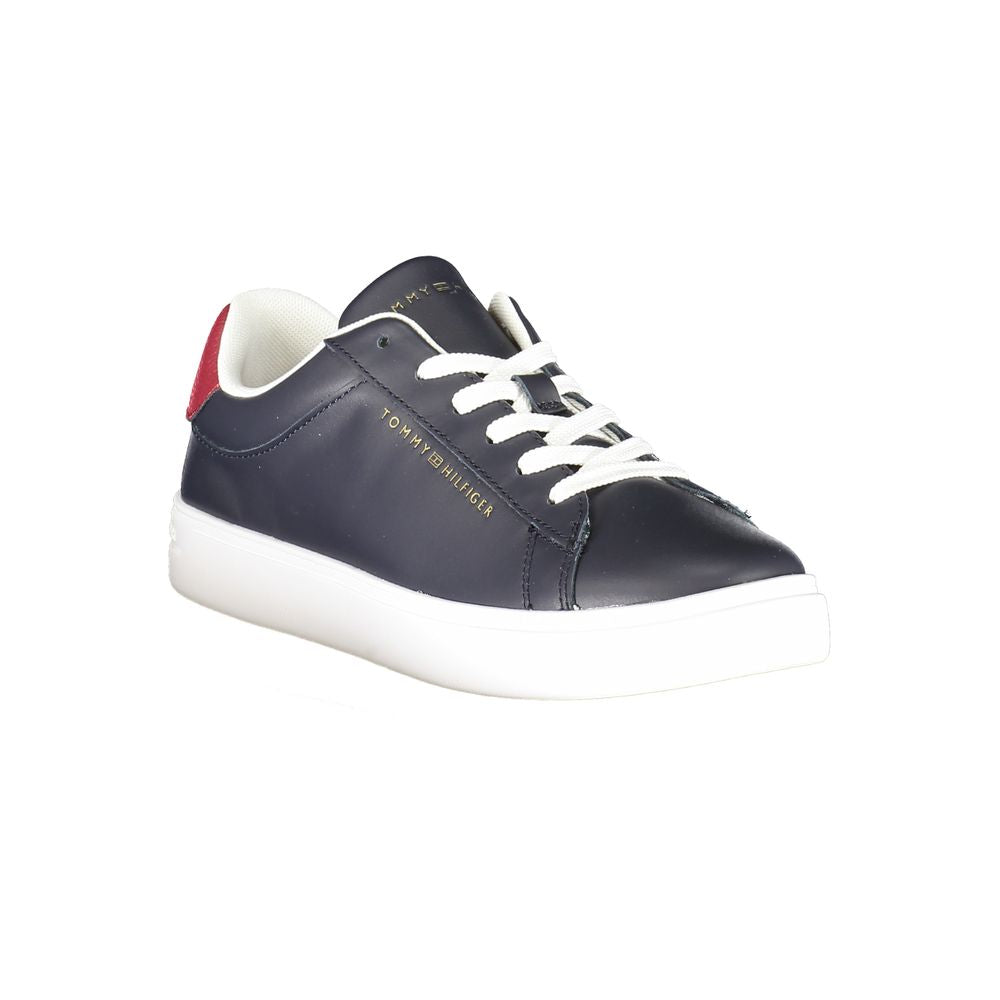 Baskets Tommy Hilfiger en cuir bleu pour femme