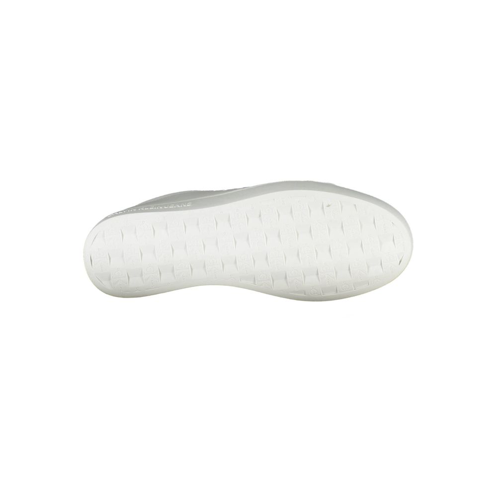 Baskets Calvin Klein en cuir blanc pour femme
