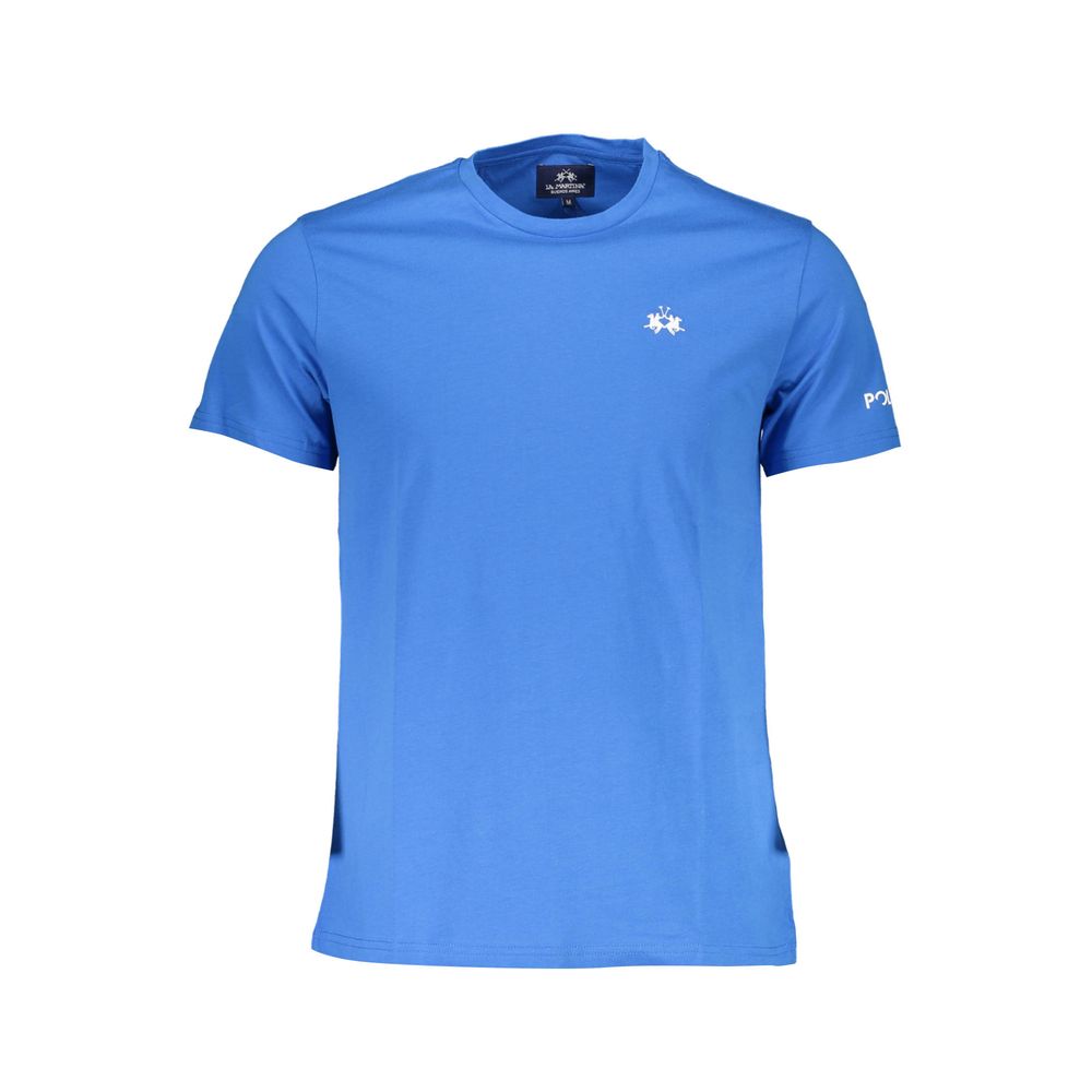 T-shirt homme en coton bleu La Martina