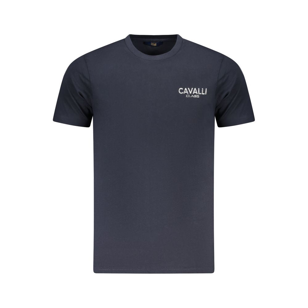 T-shirt Cavalli Class en coton bleu pour homme