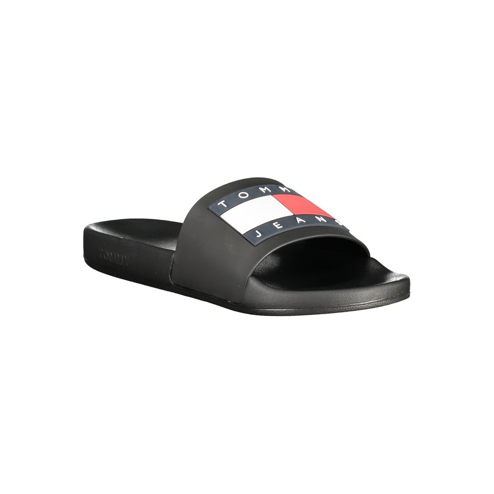 Sandales noires en polyéthylène pour homme Tommy Hilfiger