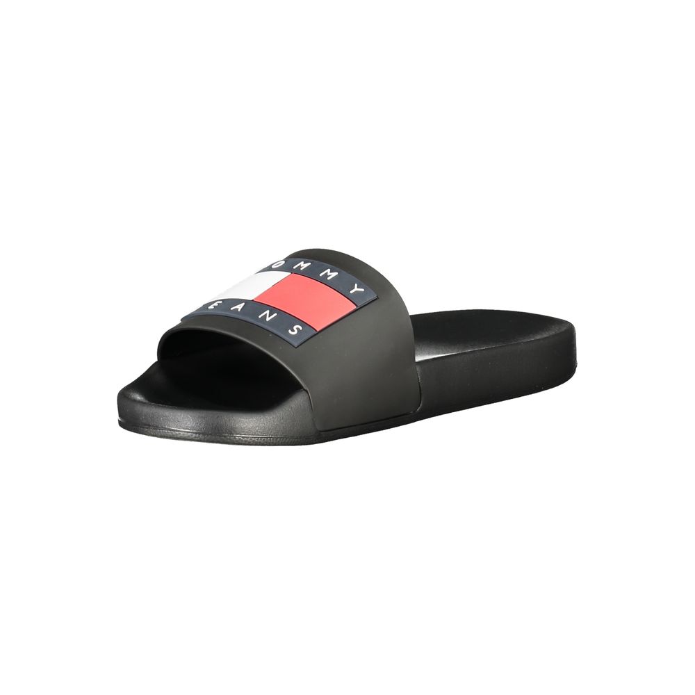 Sandales noires en polyéthylène pour homme Tommy Hilfiger