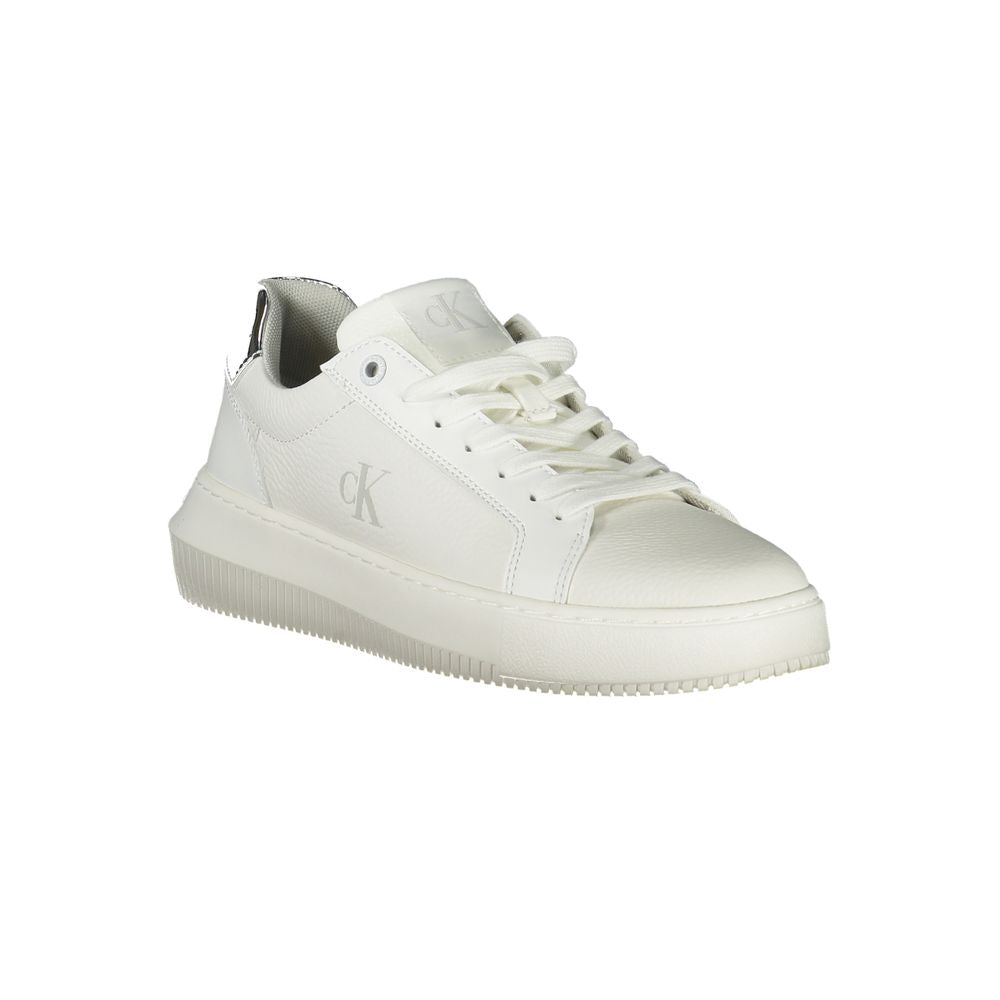 Baskets Calvin Klein blanches en polyéthylène pour femme