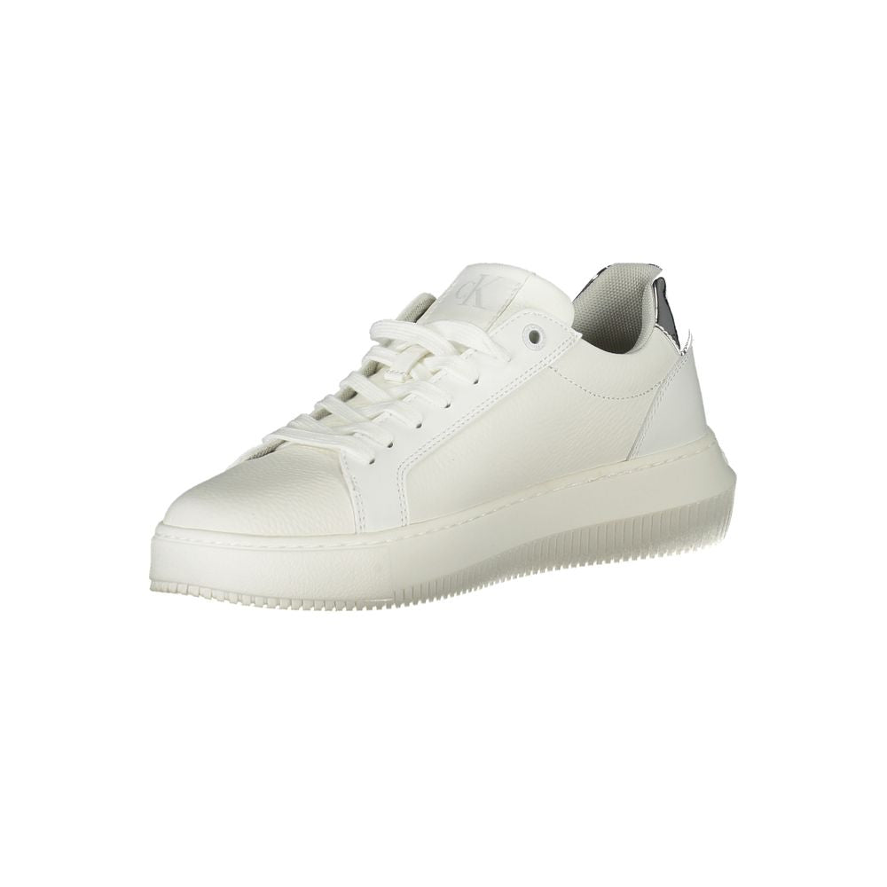 Baskets Calvin Klein blanches en polyéthylène pour femme