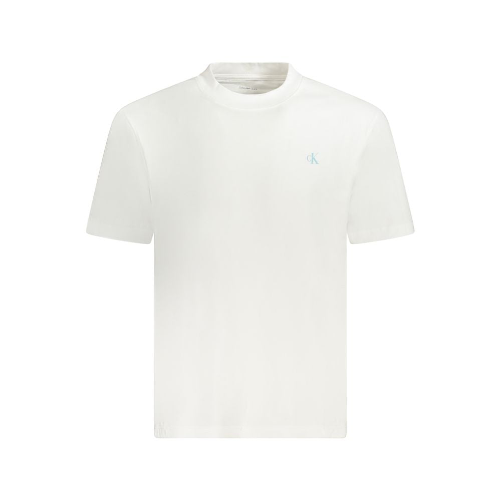 T-shirt en coton blanc Calvin Klein